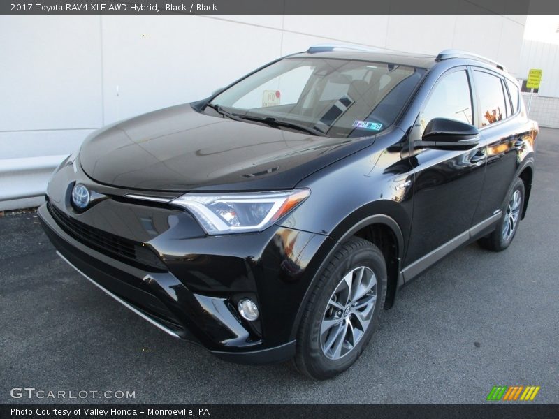Black / Black 2017 Toyota RAV4 XLE AWD Hybrid