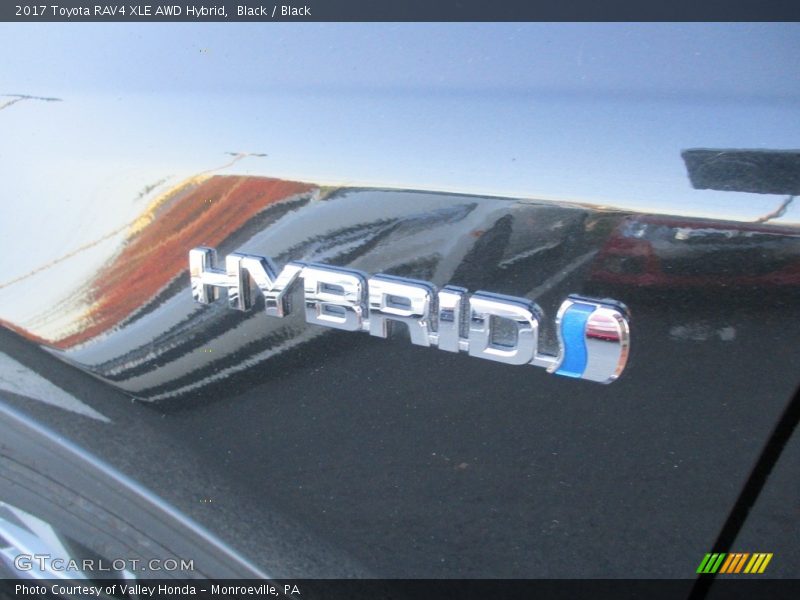 Black / Black 2017 Toyota RAV4 XLE AWD Hybrid