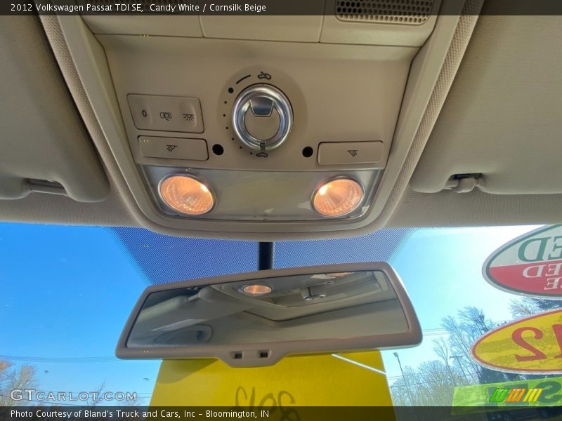 Candy White / Cornsilk Beige 2012 Volkswagen Passat TDI SE