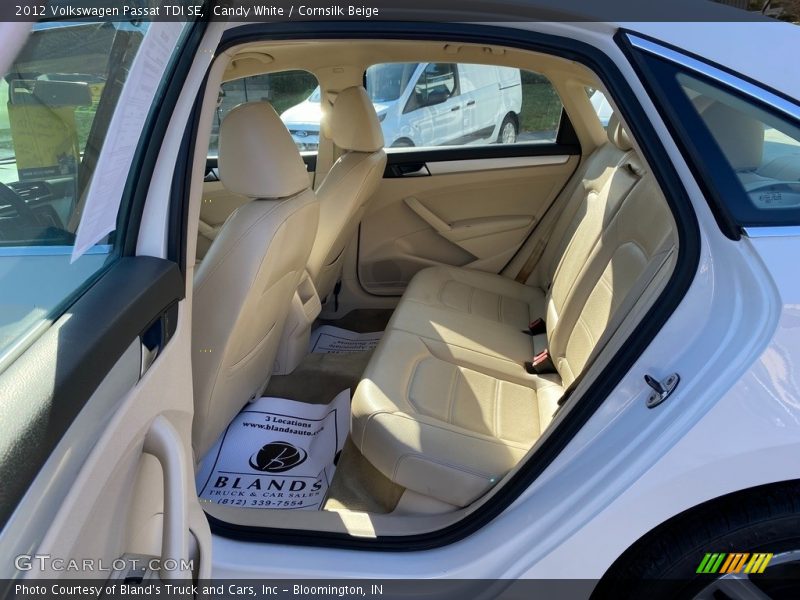 Candy White / Cornsilk Beige 2012 Volkswagen Passat TDI SE