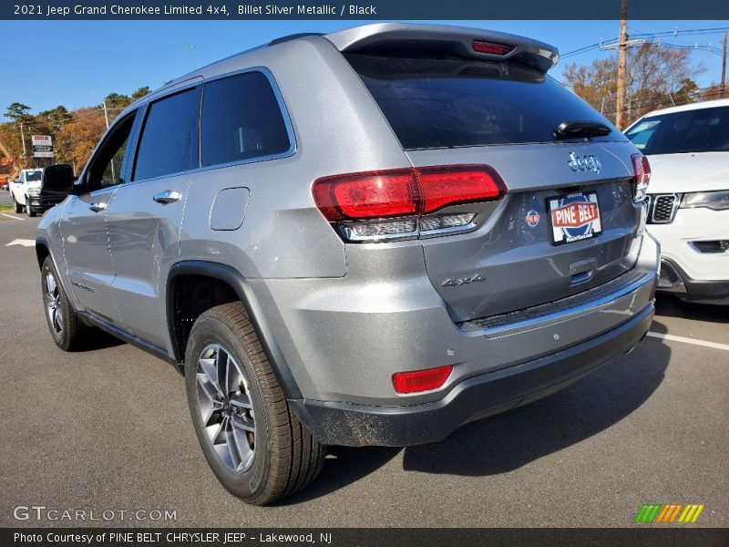 Billet Silver Metallic / Black 2021 Jeep Grand Cherokee Limited 4x4