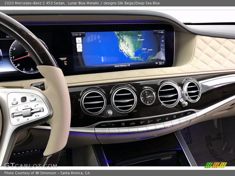 Controls of 2020 S 450 Sedan