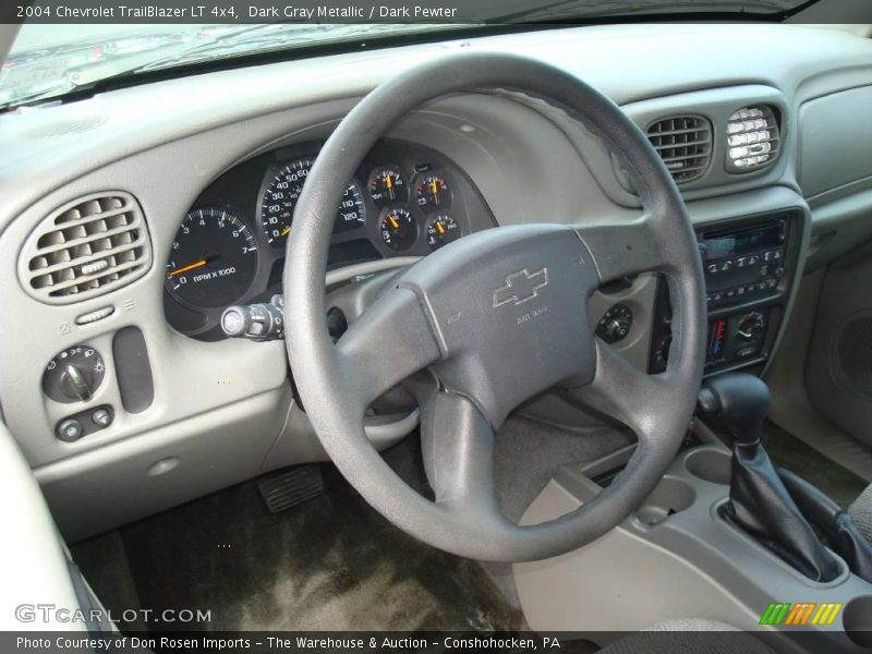 Dark Gray Metallic / Dark Pewter 2004 Chevrolet TrailBlazer LT 4x4