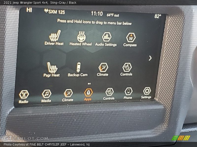 Sting-Gray / Black 2021 Jeep Wrangler Sport 4x4