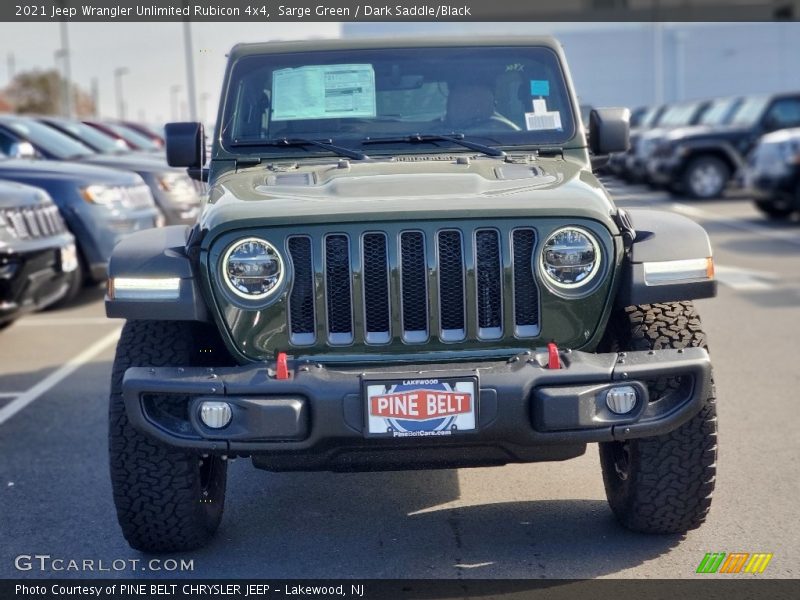 Sarge Green / Dark Saddle/Black 2021 Jeep Wrangler Unlimited Rubicon 4x4