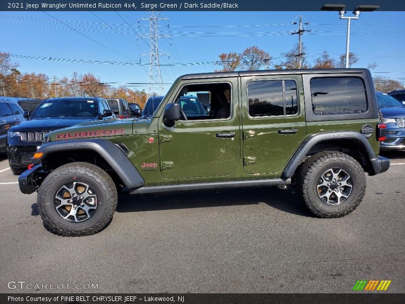  2021 Wrangler Unlimited Rubicon 4x4 Sarge Green