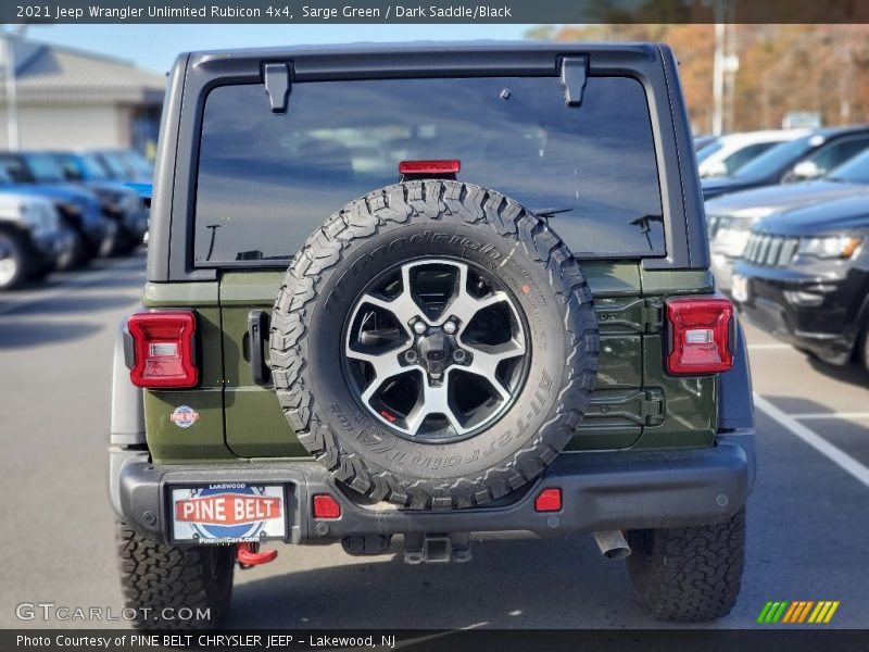 Sarge Green / Dark Saddle/Black 2021 Jeep Wrangler Unlimited Rubicon 4x4