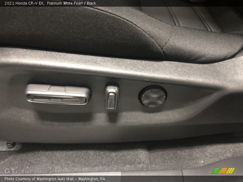Platinum White Pearl / Black 2021 Honda CR-V EX