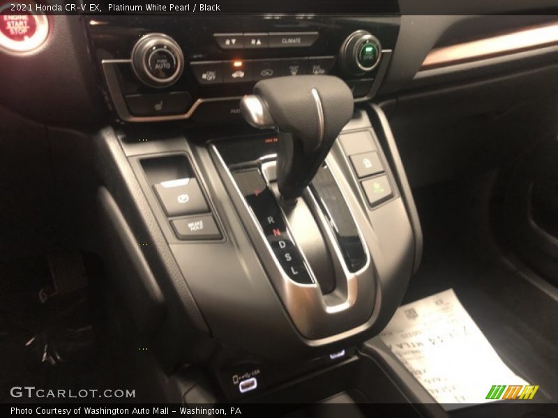 Platinum White Pearl / Black 2021 Honda CR-V EX