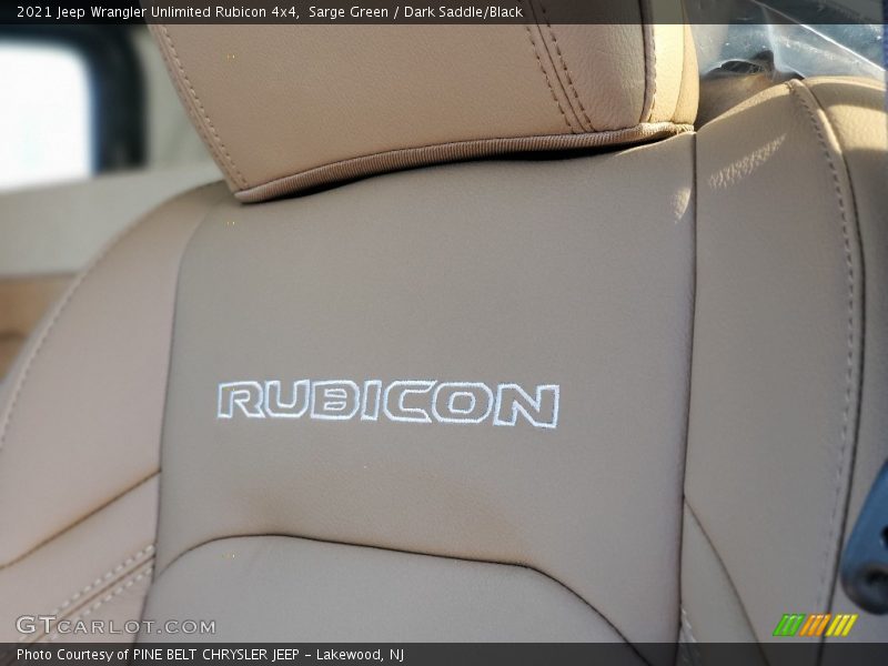 Sarge Green / Dark Saddle/Black 2021 Jeep Wrangler Unlimited Rubicon 4x4