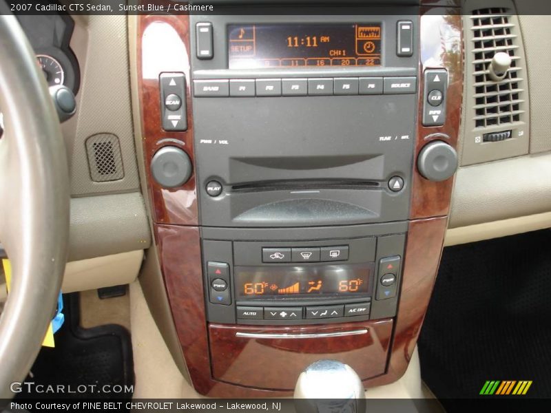 Sunset Blue / Cashmere 2007 Cadillac CTS Sedan