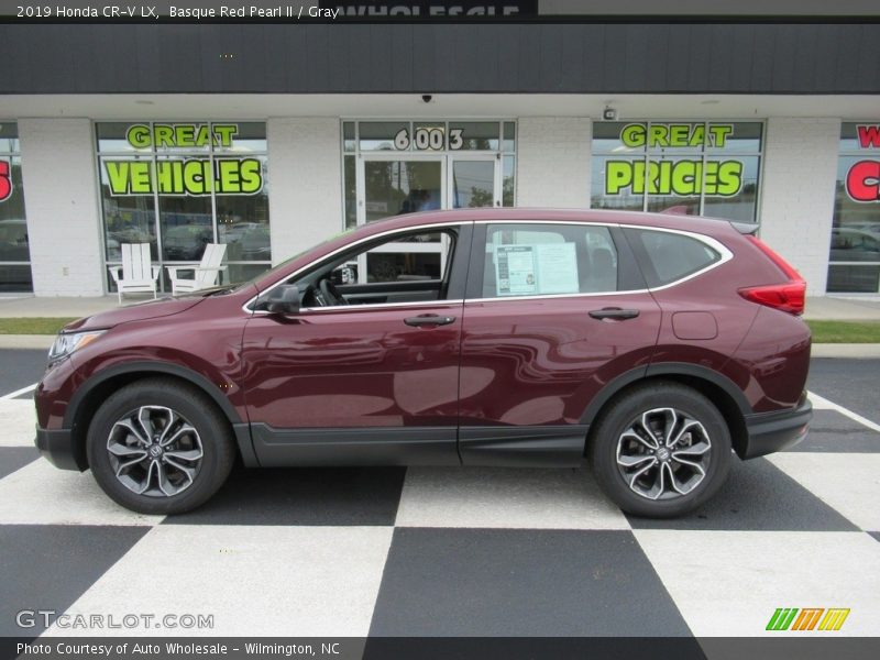 Basque Red Pearl II / Gray 2019 Honda CR-V LX