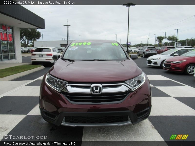 Basque Red Pearl II / Gray 2019 Honda CR-V LX