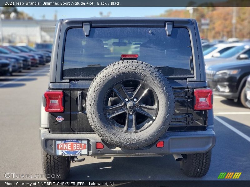 Black / Black 2021 Jeep Wrangler Unlimited Sport Altitude 4x4