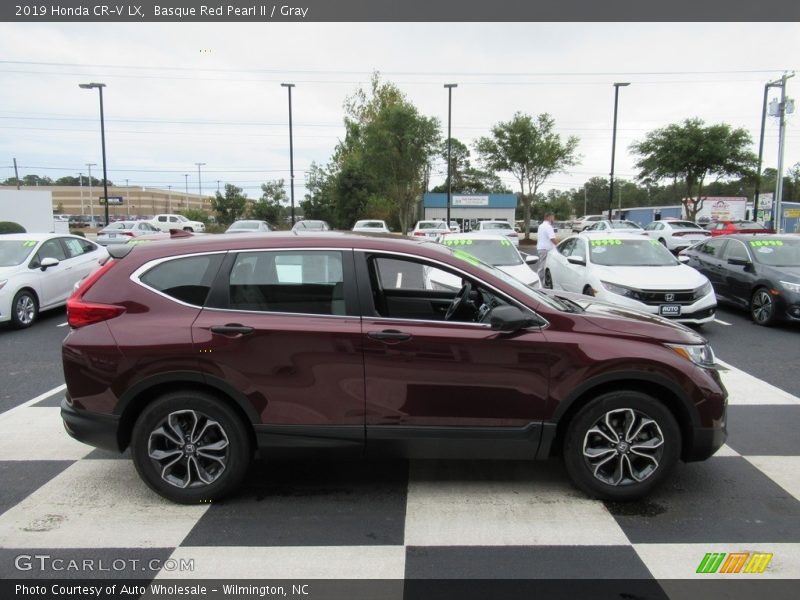 Basque Red Pearl II / Gray 2019 Honda CR-V LX