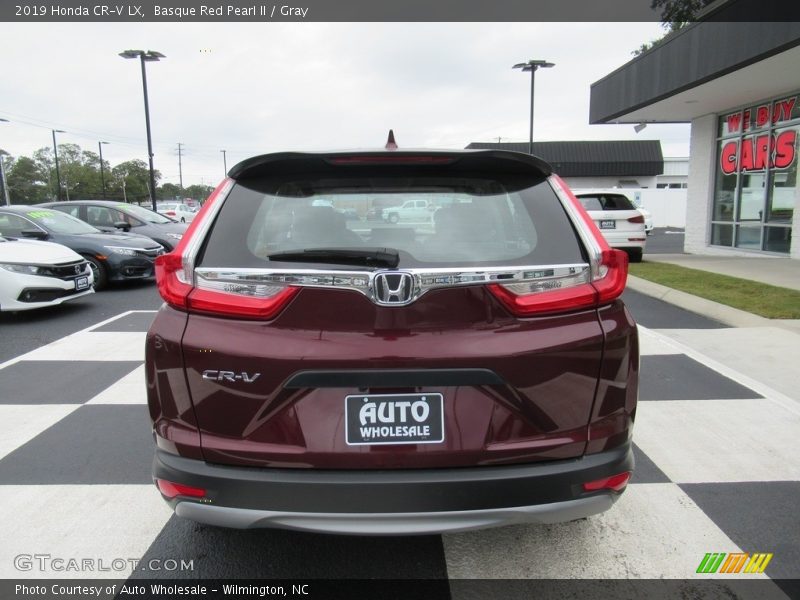 Basque Red Pearl II / Gray 2019 Honda CR-V LX