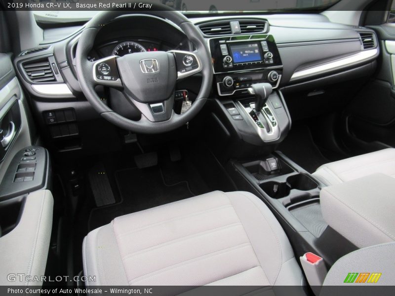 Basque Red Pearl II / Gray 2019 Honda CR-V LX