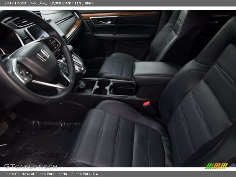 Crystal Black Pearl / Black 2017 Honda CR-V EX-L