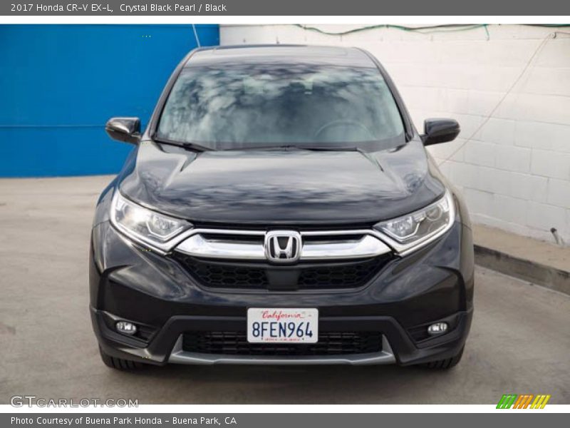 Crystal Black Pearl / Black 2017 Honda CR-V EX-L