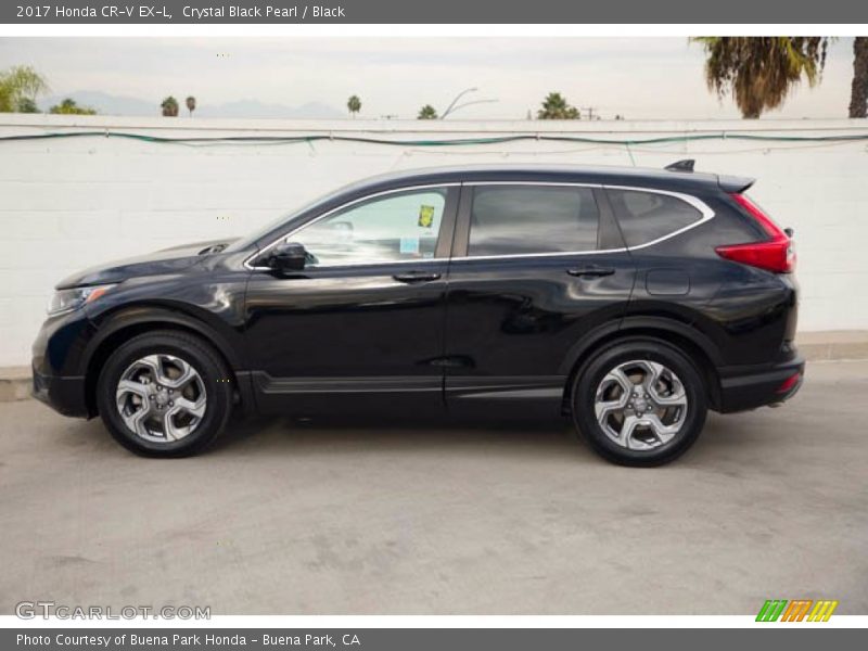 Crystal Black Pearl / Black 2017 Honda CR-V EX-L
