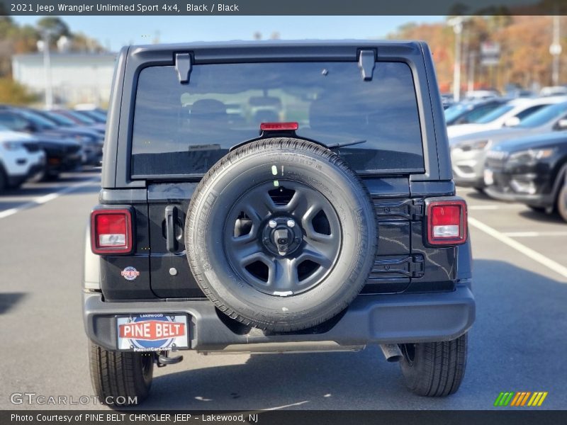 Black / Black 2021 Jeep Wrangler Unlimited Sport 4x4