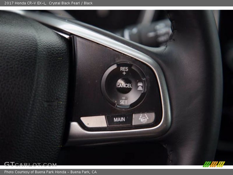 Crystal Black Pearl / Black 2017 Honda CR-V EX-L