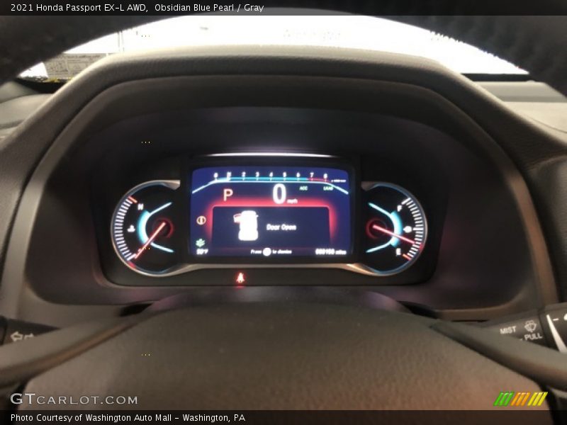 Obsidian Blue Pearl / Gray 2021 Honda Passport EX-L AWD