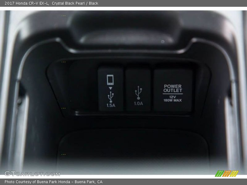 Crystal Black Pearl / Black 2017 Honda CR-V EX-L