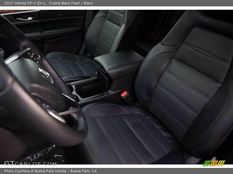 Crystal Black Pearl / Black 2017 Honda CR-V EX-L