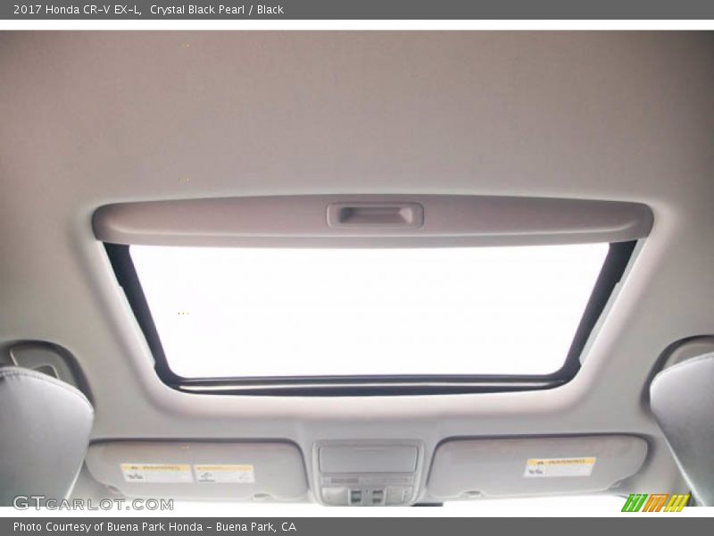 Crystal Black Pearl / Black 2017 Honda CR-V EX-L