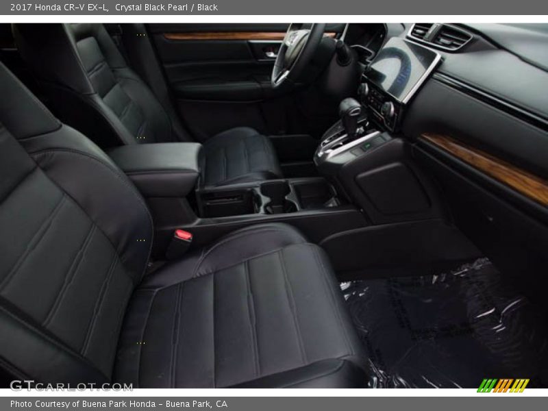 Crystal Black Pearl / Black 2017 Honda CR-V EX-L