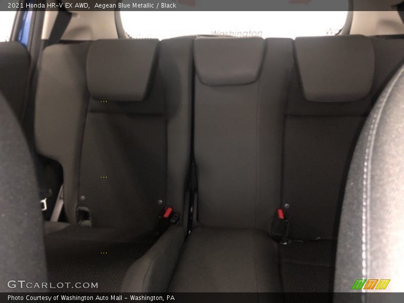 Aegean Blue Metallic / Black 2021 Honda HR-V EX AWD
