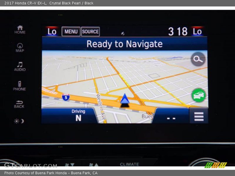 Crystal Black Pearl / Black 2017 Honda CR-V EX-L