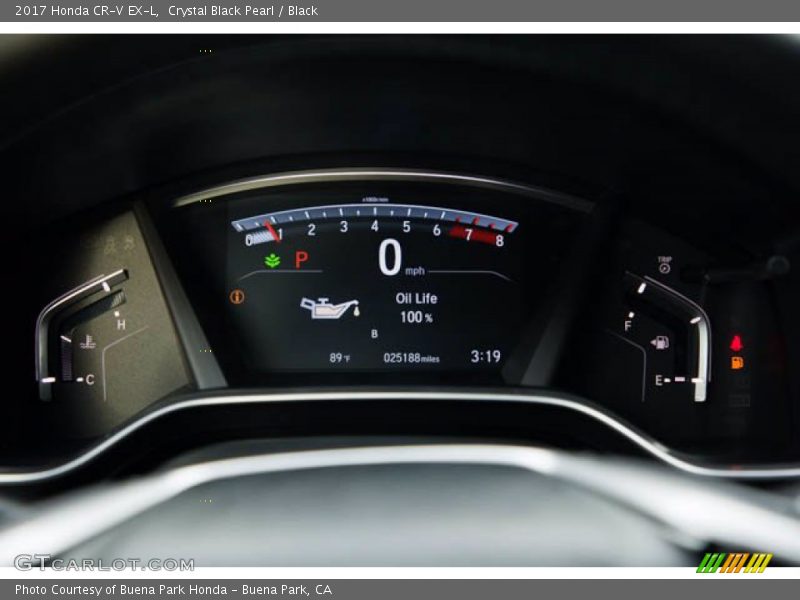 Crystal Black Pearl / Black 2017 Honda CR-V EX-L