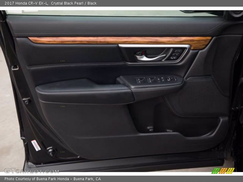 Crystal Black Pearl / Black 2017 Honda CR-V EX-L