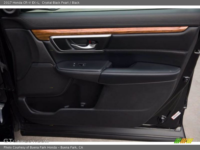 Crystal Black Pearl / Black 2017 Honda CR-V EX-L