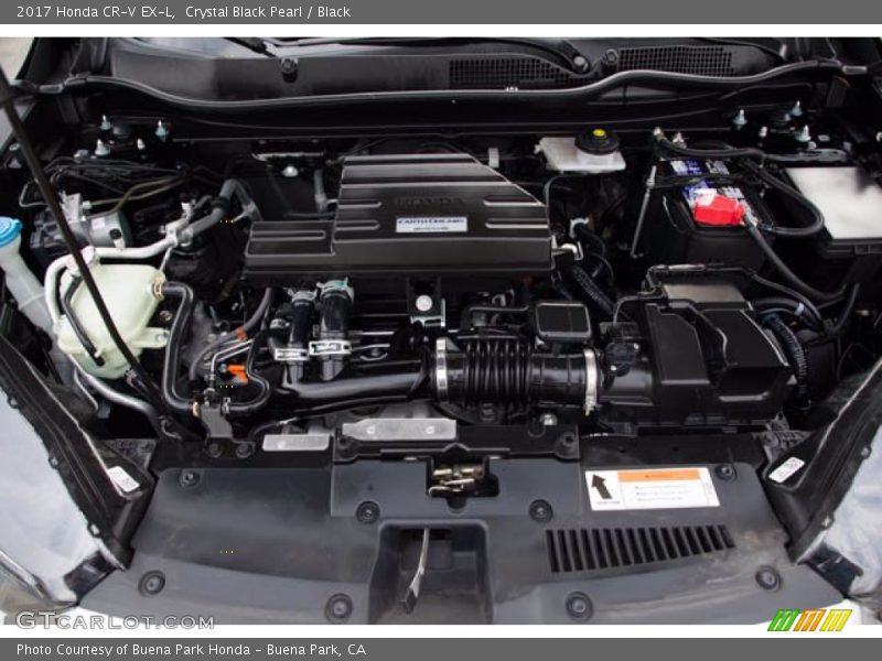 Crystal Black Pearl / Black 2017 Honda CR-V EX-L