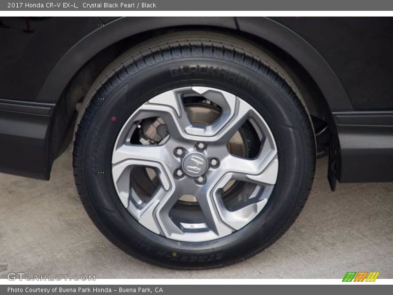 Crystal Black Pearl / Black 2017 Honda CR-V EX-L