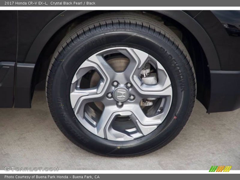 Crystal Black Pearl / Black 2017 Honda CR-V EX-L