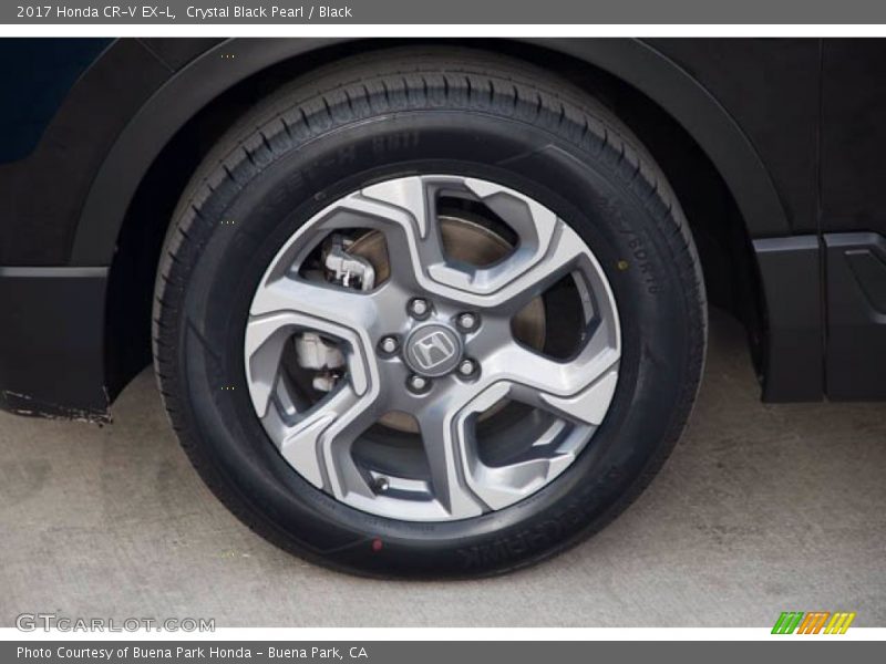 Crystal Black Pearl / Black 2017 Honda CR-V EX-L