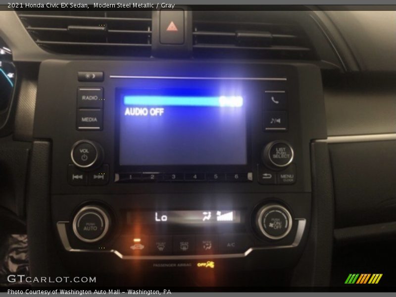 Modern Steel Metallic / Gray 2021 Honda Civic EX Sedan