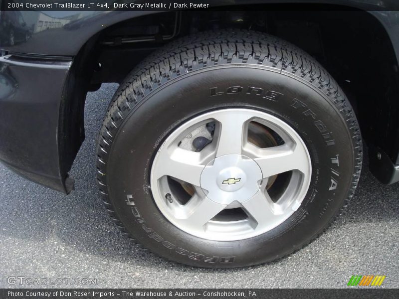 Dark Gray Metallic / Dark Pewter 2004 Chevrolet TrailBlazer LT 4x4