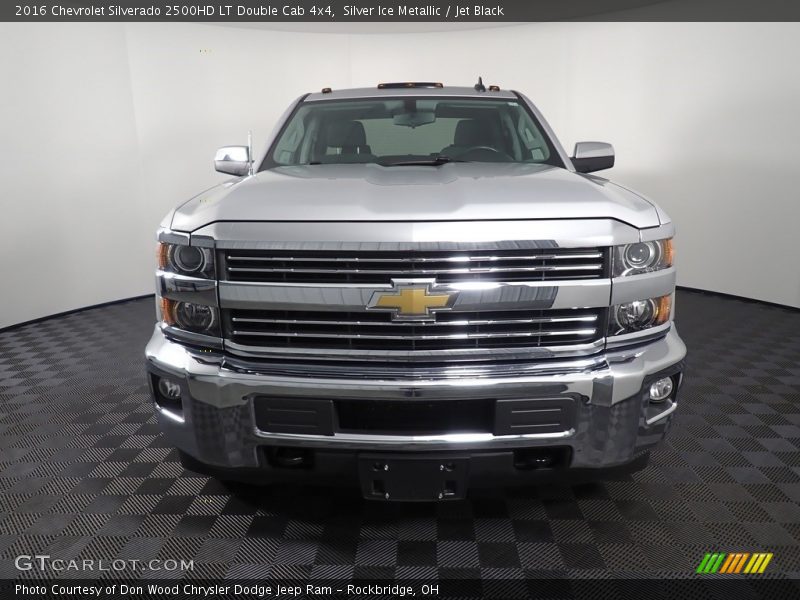 Silver Ice Metallic / Jet Black 2016 Chevrolet Silverado 2500HD LT Double Cab 4x4