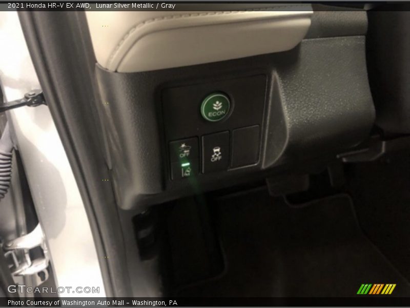 Lunar Silver Metallic / Gray 2021 Honda HR-V EX AWD