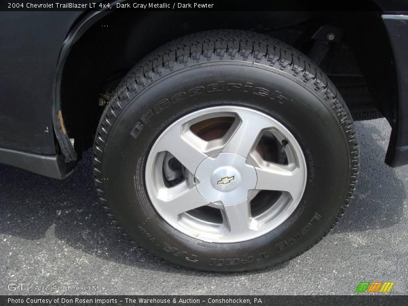 Dark Gray Metallic / Dark Pewter 2004 Chevrolet TrailBlazer LT 4x4