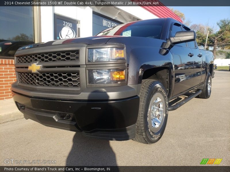 Tungsten Metallic / Jet Black/Dark Ash 2014 Chevrolet Silverado 1500 WT Double Cab 4x4