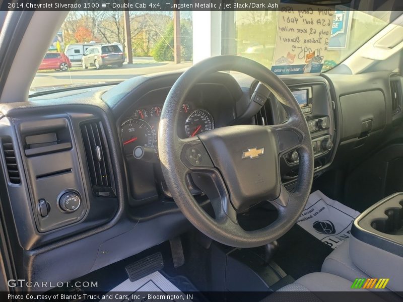 Tungsten Metallic / Jet Black/Dark Ash 2014 Chevrolet Silverado 1500 WT Double Cab 4x4