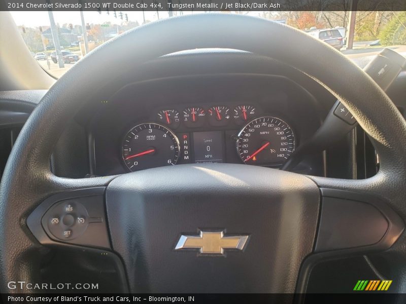 Tungsten Metallic / Jet Black/Dark Ash 2014 Chevrolet Silverado 1500 WT Double Cab 4x4