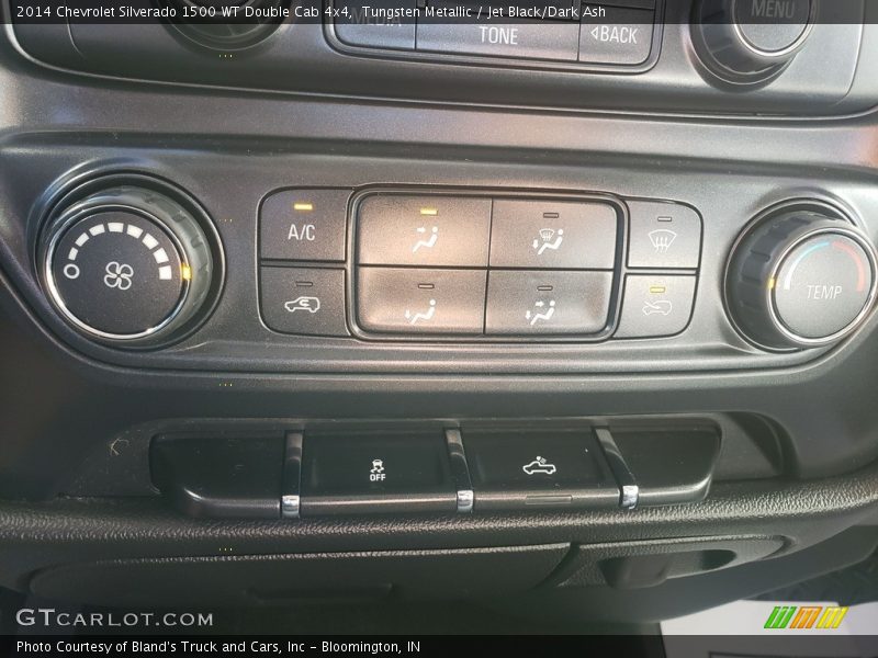 Tungsten Metallic / Jet Black/Dark Ash 2014 Chevrolet Silverado 1500 WT Double Cab 4x4