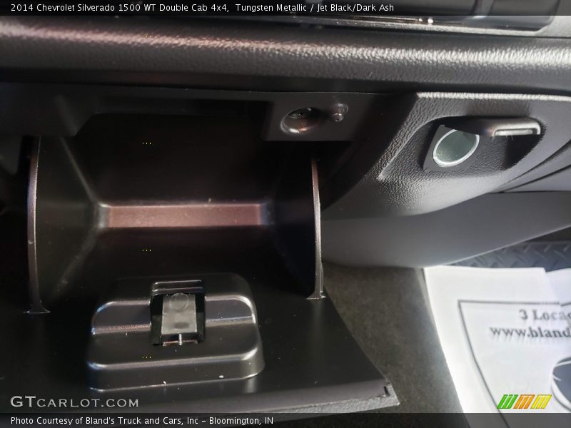 Tungsten Metallic / Jet Black/Dark Ash 2014 Chevrolet Silverado 1500 WT Double Cab 4x4